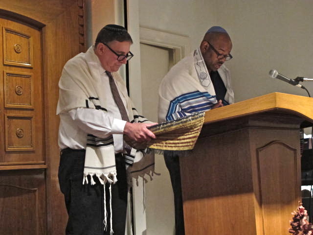 Frank and Roland at bimah